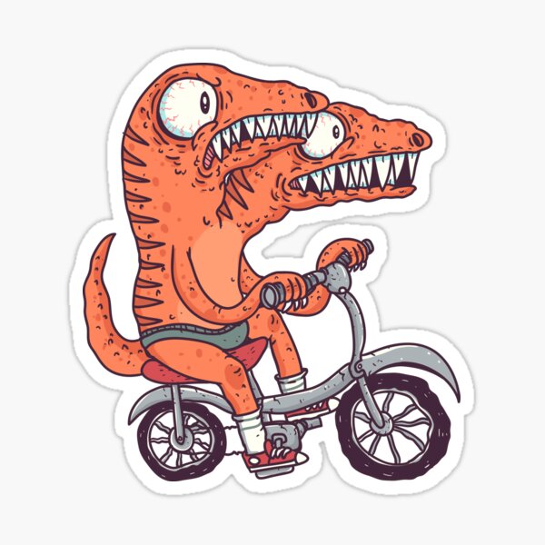 Jurassic Bike Sticker