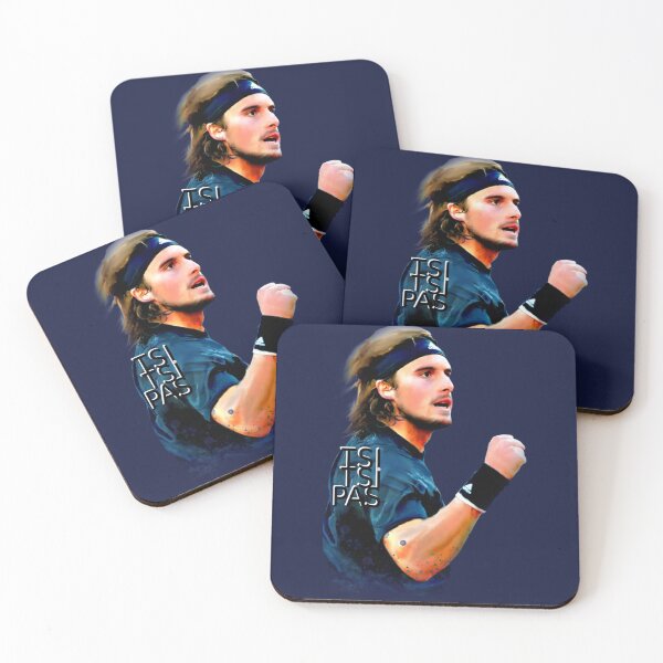Item preview, Stefanos Tsitsipas Image (white)   designed and sold by Nolan-US.