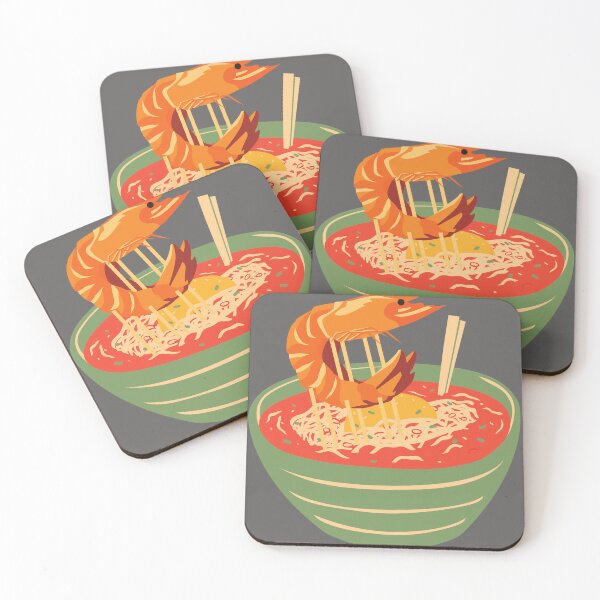 Item preview, Prawn Noodles, in the Big Prawn range of designs  designed and sold by Container  of Dreams.