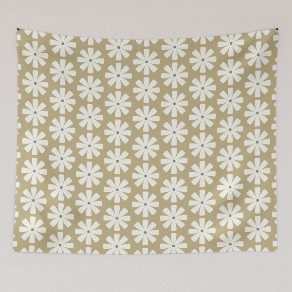 Item preview, Blomma, Groovy Retro Flower Seamless Pattern - Retro Styles designed and sold by BesanoStyle.