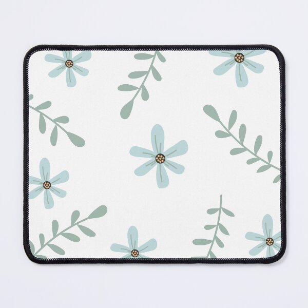 Item preview, Blue and green Flower leaf pattern designed and sold by aly2417.