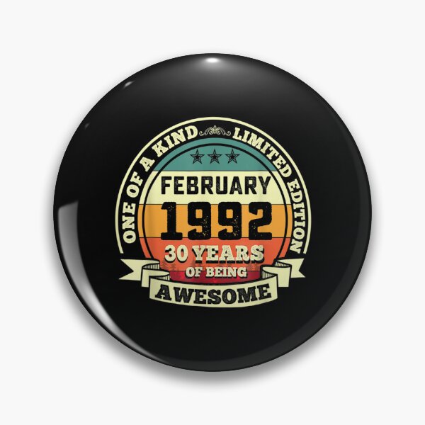 Item preview, February 1992 30th Birthday Gift 30 Years Of Being Awesome  designed and sold by bessiey23.