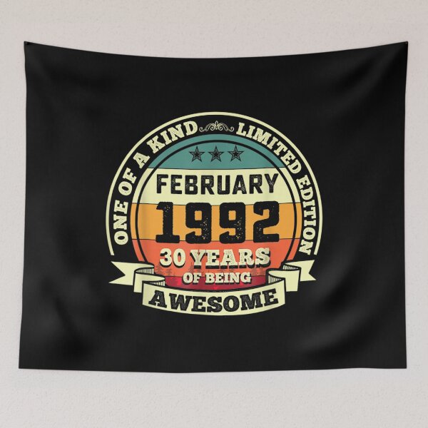 Item preview, February 1992 30th Birthday Gift 30 Years Of Being Awesome  designed and sold by bessiey23.