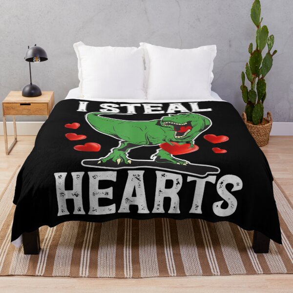 Item preview, I Steal Hearts Dinosaur Funny Valentines Day  designed and sold by bessiey23.