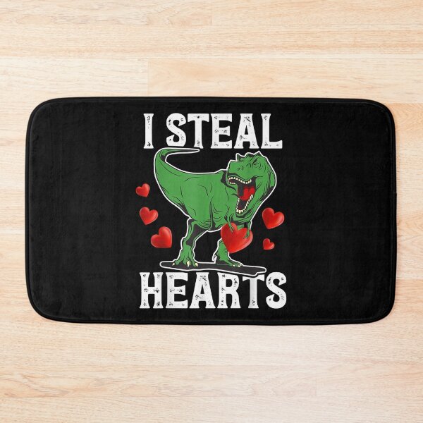 Item preview, I Steal Hearts Dinosaur Funny Valentines Day  designed and sold by bessiey23.