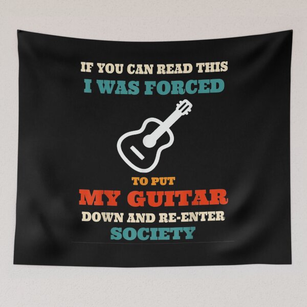 Item preview, I Was Forced To Put My Guitar Down Funny Valentines Day  designed and sold by bessiey23.