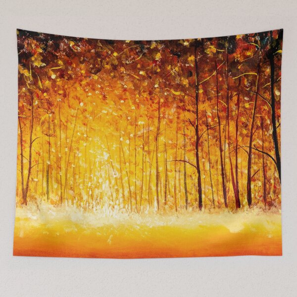 Item preview, Autumn forest (Oil painting) designed and sold by kims-club.