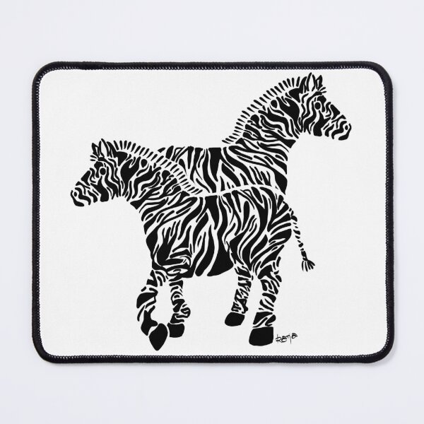 Item preview, Zebras in b/w designed and sold by kbackesneu.