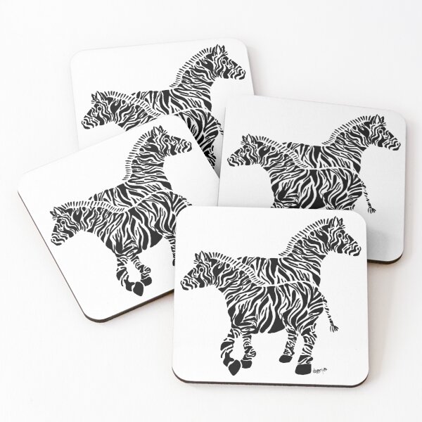 Item preview, Zebras in b/w designed and sold by kbackesneu.