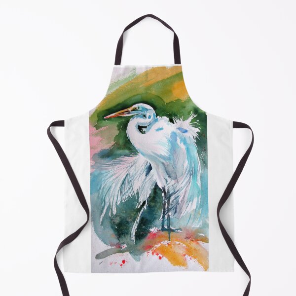 Item preview, White heron designed and sold by kovacsannabrigi.