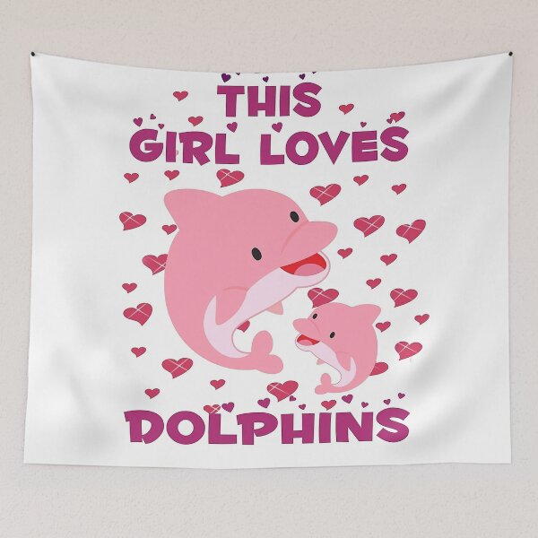 Item preview, Animal Girl Loves Dolphins designed and sold by Julietgomes.
