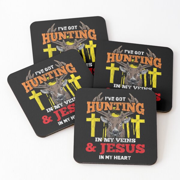 Item preview, I've Got Hunting In My Veins Jesus In My Heart  designed and sold by bessiey23.