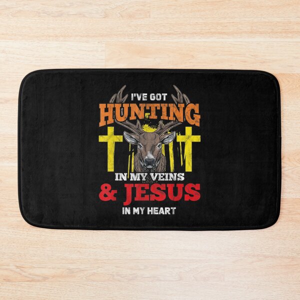 Item preview, I've Got Hunting In My Veins Jesus In My Heart  designed and sold by bessiey23.