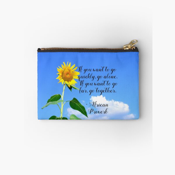 Item preview, Go Far Together Proverb designed and sold by lemonsugarwater.