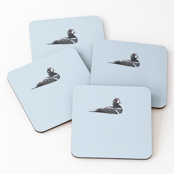Item preview, Harlequin Duck Sticker designed and sold by AndreEhrlich.