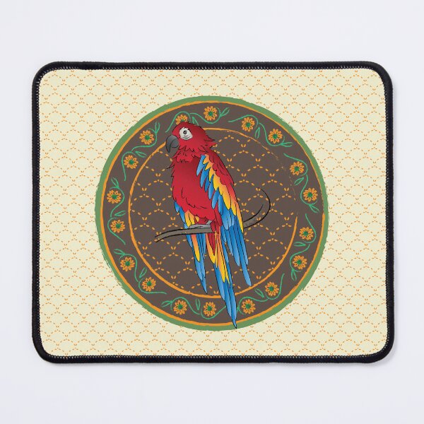Item preview, Parrot - Art Nouveau style animal portrait designed and sold by FunnyChameleon.