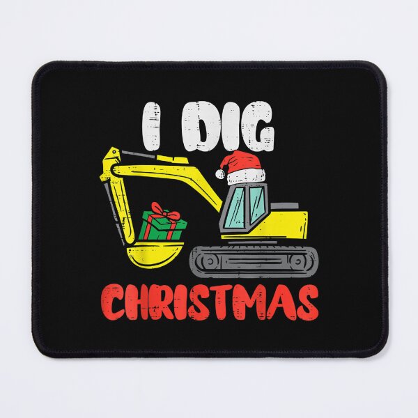 Item preview, Kids I Dig Christmas Excavator Xmas Pjs Toddler  designed and sold by bessiey23.