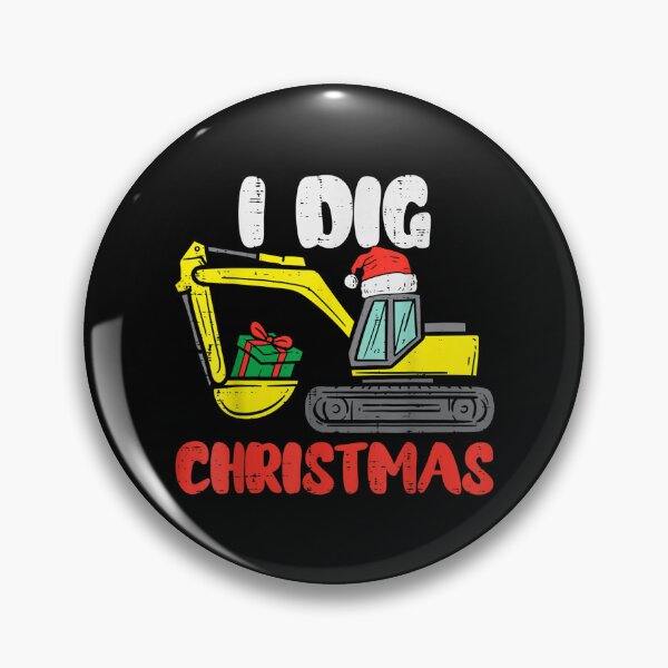 Item preview, Kids I Dig Christmas Excavator Xmas Pjs Toddler  designed and sold by bessiey23.