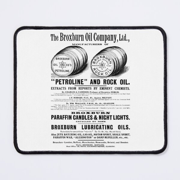 Item preview, Vintage advert for the Broxburn Oil Company designed and sold by Random Railways.