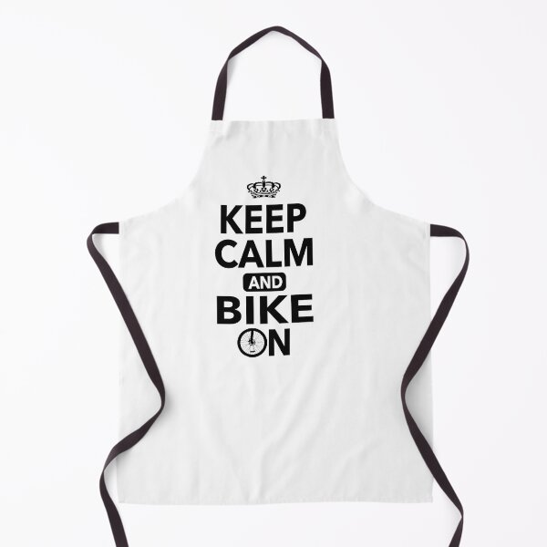 Item preview, Keep Calm And Bike On Funny Quotes designed and sold by JooArtPrints ★★★★★.