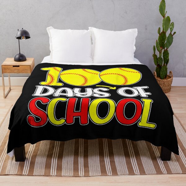 Item preview, Happy 100th Day Of School 2022 Softball 100 Days Of School  designed and sold by cysandy.