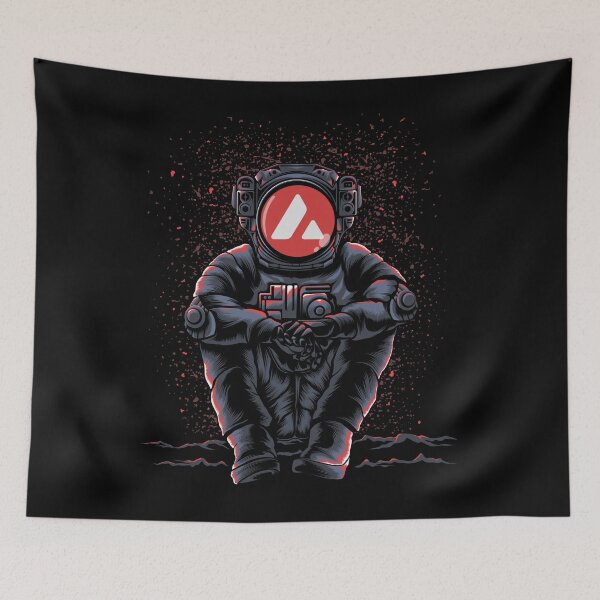 Item preview, Astronaut Sitting Avalanche AVAX Coin Crypto Token Trading Blockchain Wallet designed and sold by EarlineCormier.