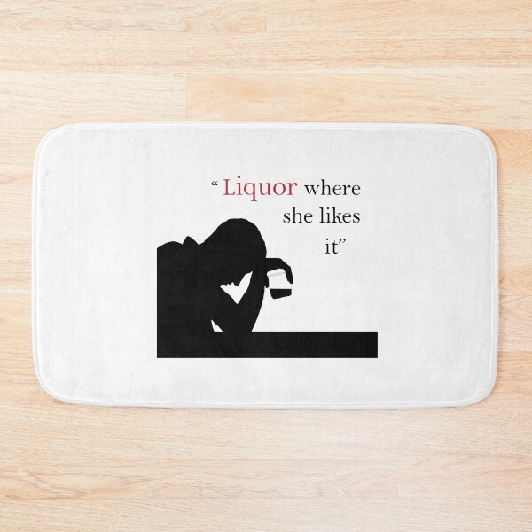 Item preview, liquor where she likes it stickers & magnets, another corner of the liquor, negative side of liquor, drink alone designed and sold by stamppiyathat.