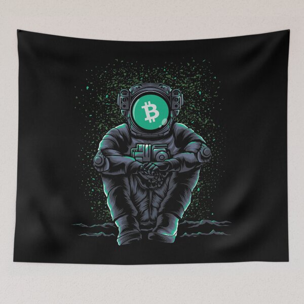 Item preview, Astronaut Sitting Bitcoin Cash BCH Coin Crypto Token Trading Blockchain Wallet designed and sold by EarlineCormier.