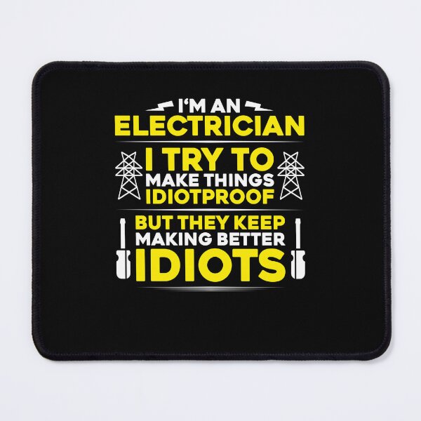 Item preview, Electrician Lineman Wireman Electronics Technician designed and sold by Krautshirts.