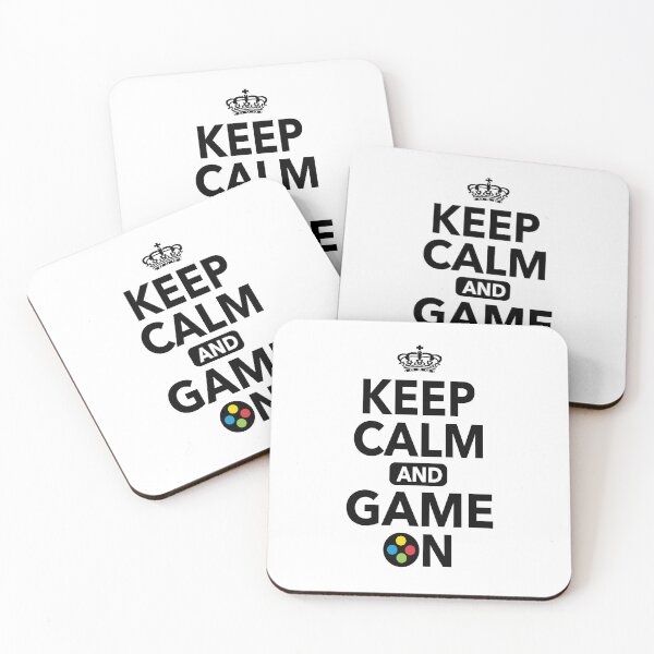Item preview, Keep Calm And Game On Funny Quotes designed and sold by JooArtPrints  ★★★★★.