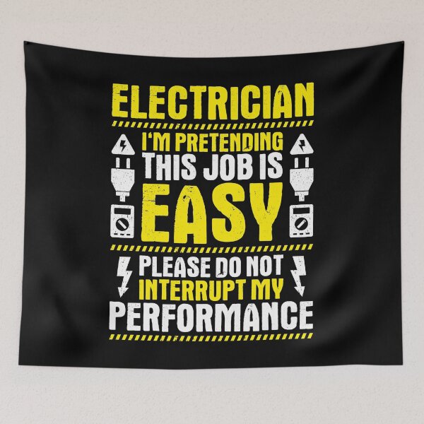 Item preview, Electrician Lineman Wireman Electronics Technician designed and sold by Krautshirts.