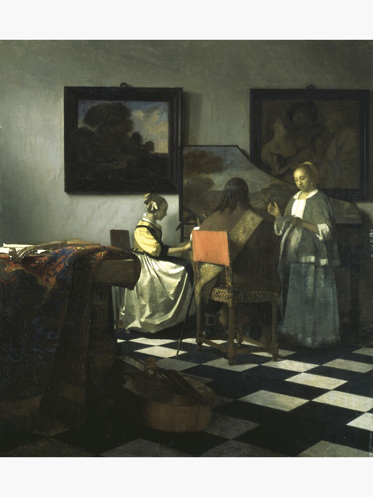 Stolen Art - The Concert by Johannes Vermeer by podartist