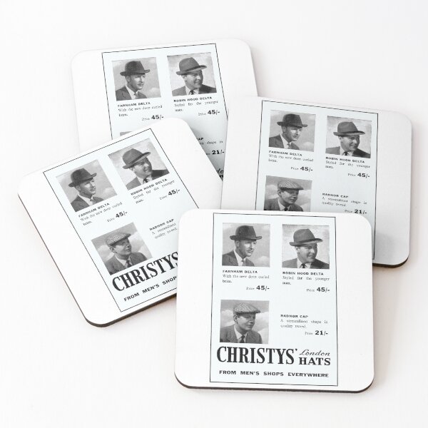 Item preview, Vintage Christy's Hats advert designed and sold by Random Railways.
