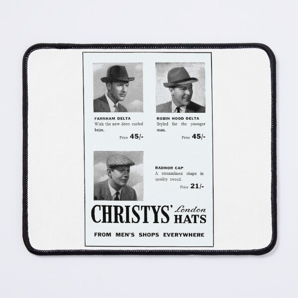Item preview, Vintage Christy's Hats advert designed and sold by Random Railways.