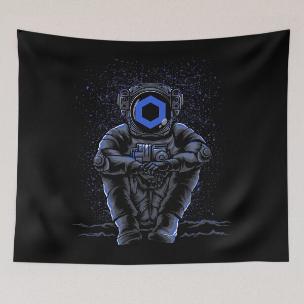 Item preview, Astronaut Sitting Chainlink LINK Coin Crypto Token Trading Blockchain Wallet designed and sold by EarlineCormier.