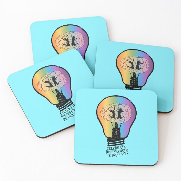 Item preview, Celebrate Differences Be Inclusive - Neurodiversity / Neurodivergence / Inclusiveness designed and sold by MJDezigns.