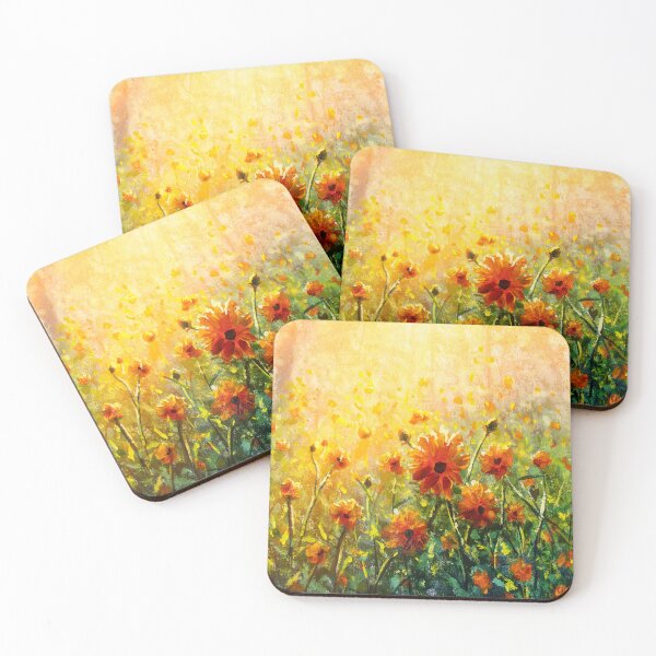 Item preview, Flower garden (oil painting) designed and sold by kims-club.