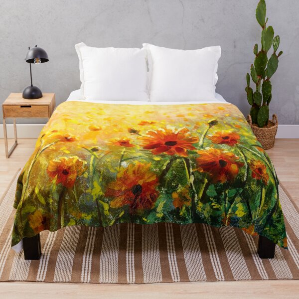Item preview, Flower garden (oil painting) designed and sold by kims-club.