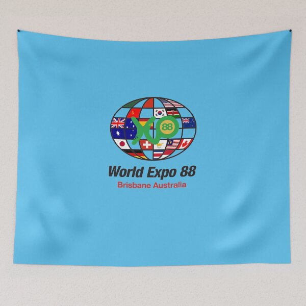 Item preview, expo 88 logo with flags Classic T-Shirt designed and sold by JensNeuser.