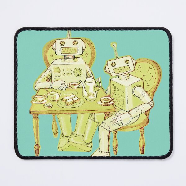 Item preview, Robot Tea Party designed and sold by silverlaughter.