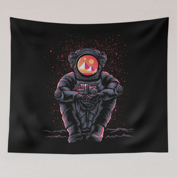 Item preview, Astronaut Sitting Decentraland MANA Coin Crypto Token Trading Blockchain Wallet designed and sold by EarlineCormier.