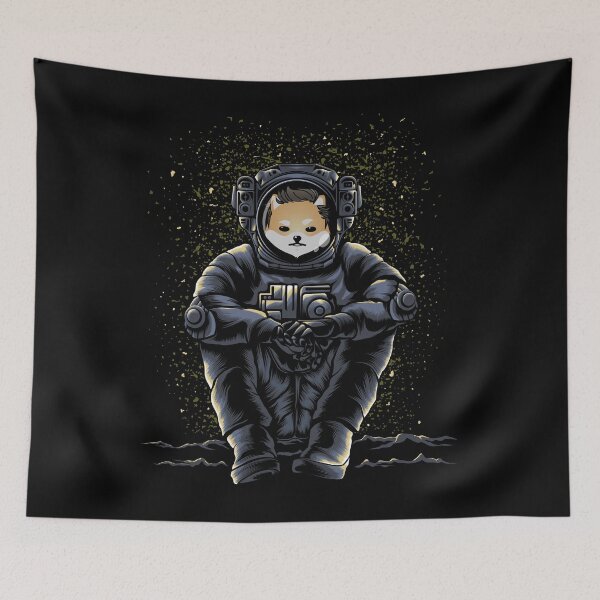 Item preview, Astronaut Sitting Dogelon Mars ELON Coin Trading Crypto Token Blockchain Wallet designed and sold by EarlineCormier.