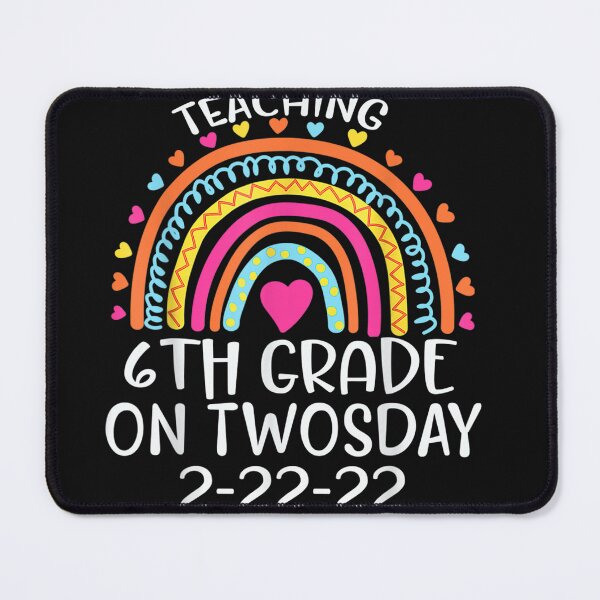 Item preview, 2222022 Teaching 6th Grade On Twosday Teacher Valentine T-Shirt designed and sold by BriegelWagner.