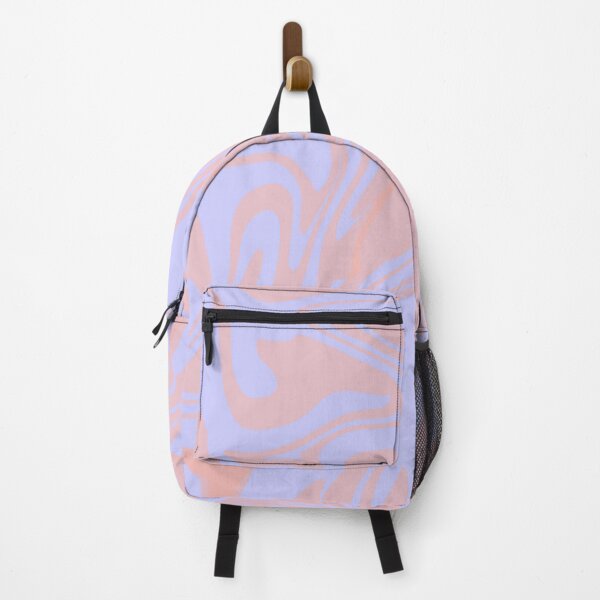 Item preview, Periwinkle Blue And Blush Rose Pink Liquid Marble Abstract Pattern designed and sold by Tamas Das.