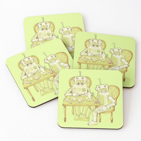 Item preview, Robot Tea Party designed and sold by silverlaughter.