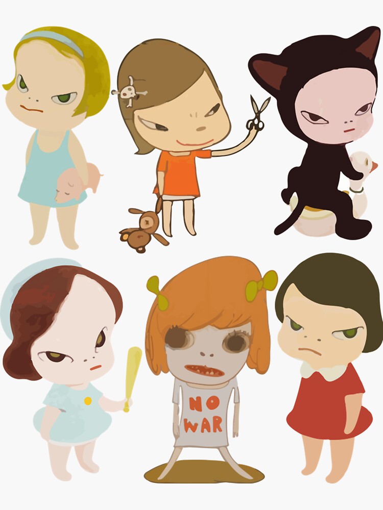 Thumbnail 3 of 3, Sticker, Yoshimoto Nara designed and sold by BTullia.