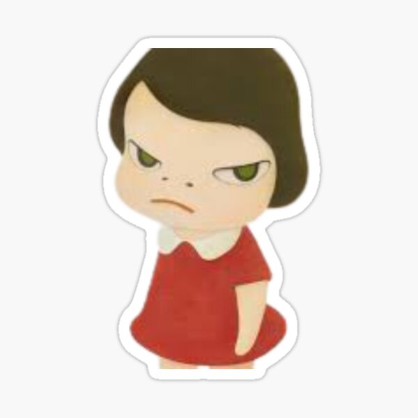 yoshimoto nara art Sticker