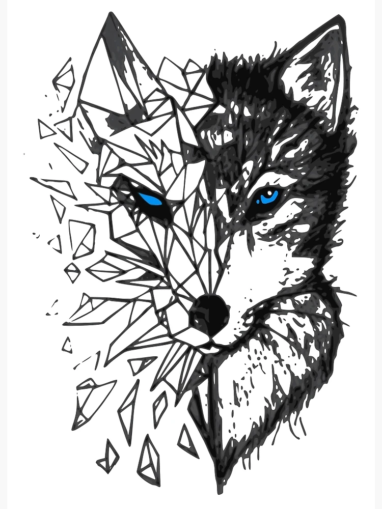 Brand New Wolf Art Board Print for Sale by brandnewmerch