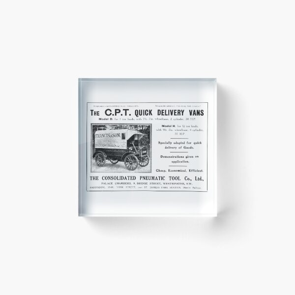 Item preview, Vintage advert for CPT delivery van designed and sold by Random Railways.