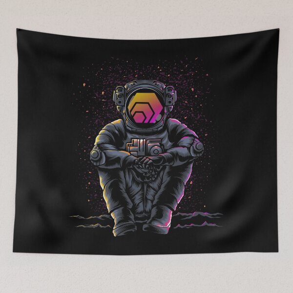 Item preview, Astronaut Sitting HEX Coin Trading Crypto Token Blockchain Wallet designed and sold by EarlineCormier.